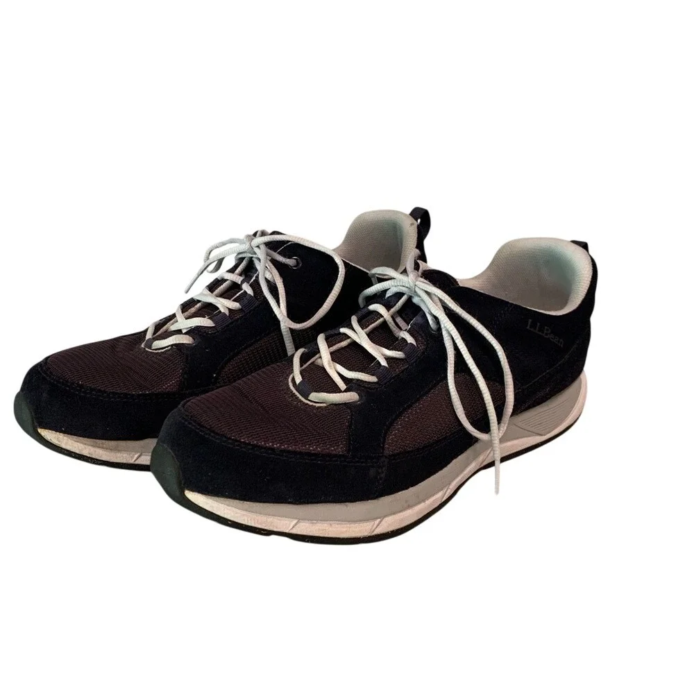 L.L. Bean Men's Navy Athletic‎ Sneakers Shoes – Size 10.5